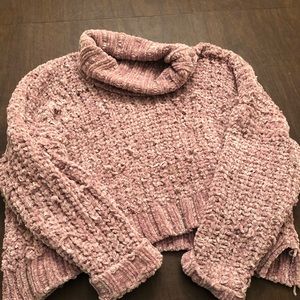 POL Chenille Turtleneck Sweater